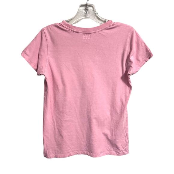 Uniqlo Superman DC Comics Pink Short Sleeve Graphic Tee T-shirt Womens Small - Picture 2 of 4